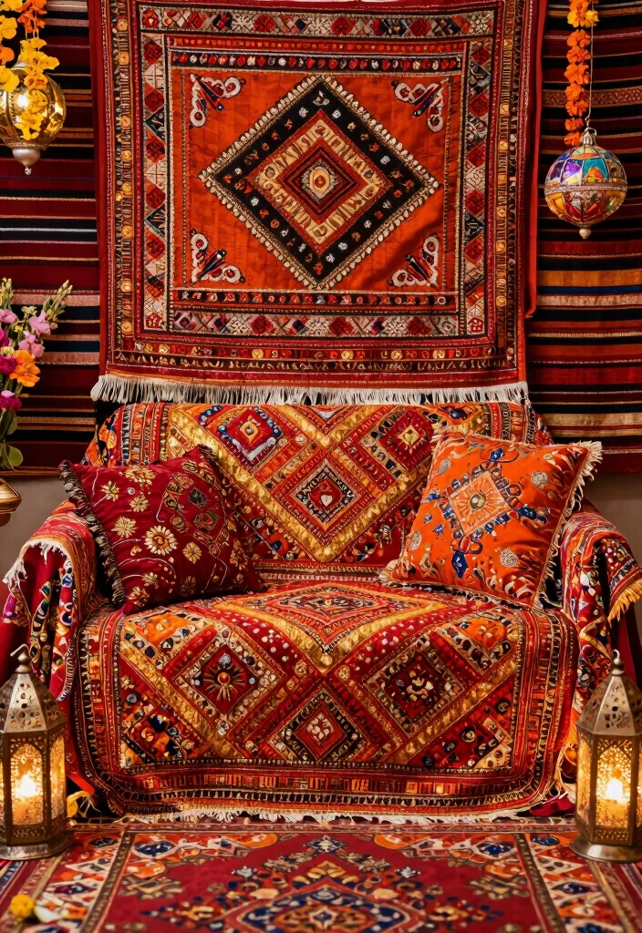 18 Indian Wedding Backdrop Decorations Ideas With Royal Detail - 4. Cultural Theme Backdrop 1