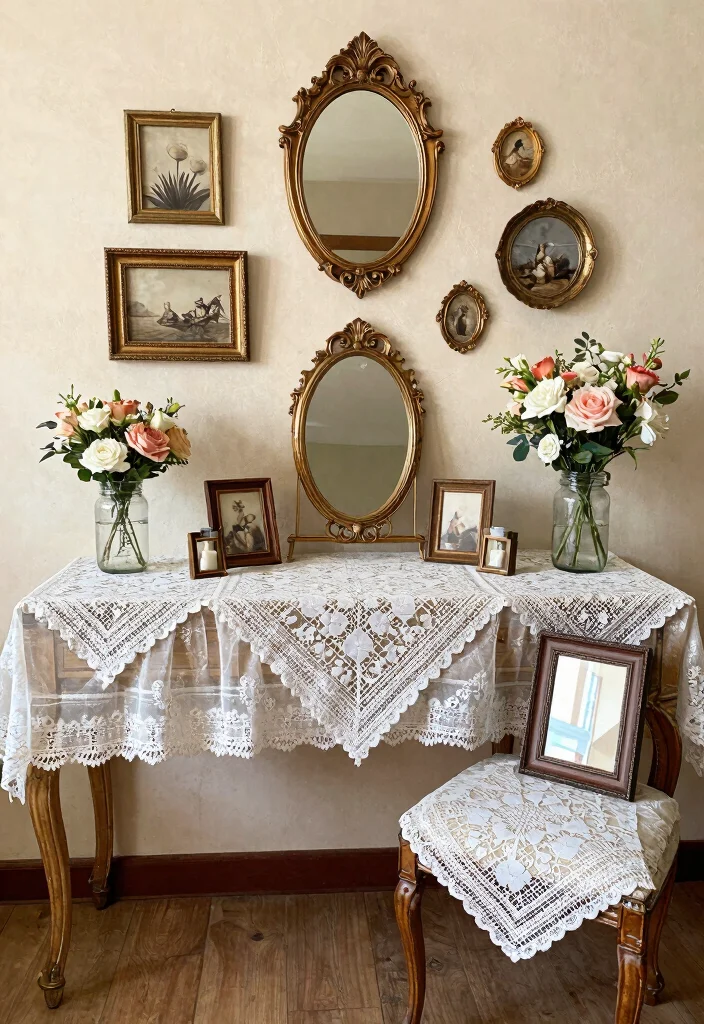 18 Indian Wedding Backdrop Decorations Ideas With Royal Detail - 6. Vintage Charm Backdrop 1