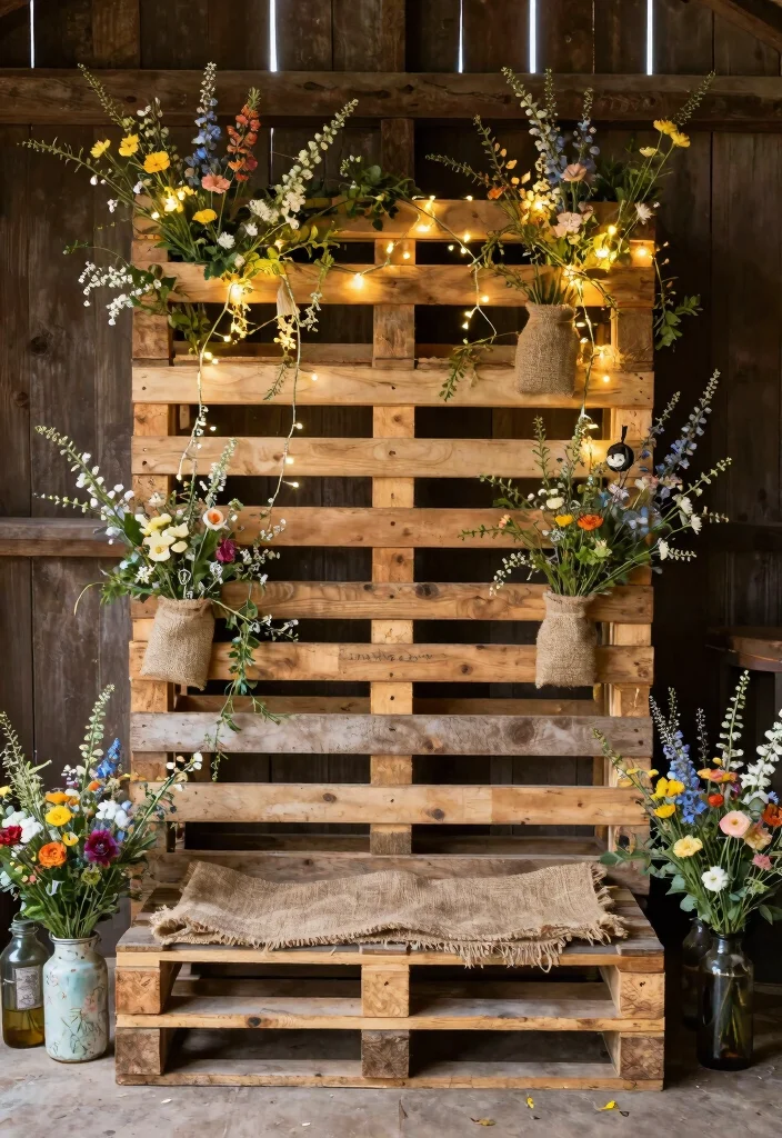 18 Indian Wedding Backdrop Decorations Ideas With Royal Detail - 9. Rustic Charm 1