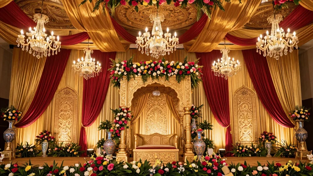 18 Indian Wedding Backdrop Decorations Ideas With Royal Detail