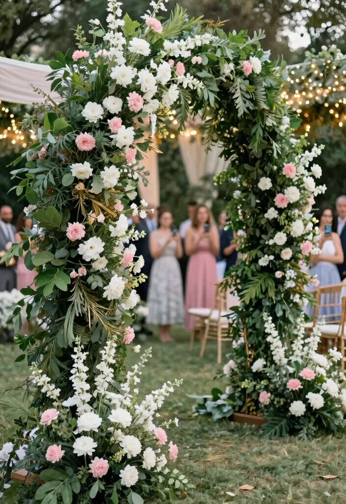 18 Luxury Wedding Backdrop Ideas That Feel Ultra Glam - 1. Opulent Floral Arches 1