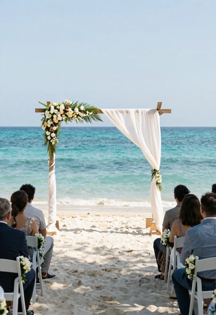 18 Luxury Wedding Backdrop Ideas That Feel Ultra Glam - 12. Crystal Clear Waters 1