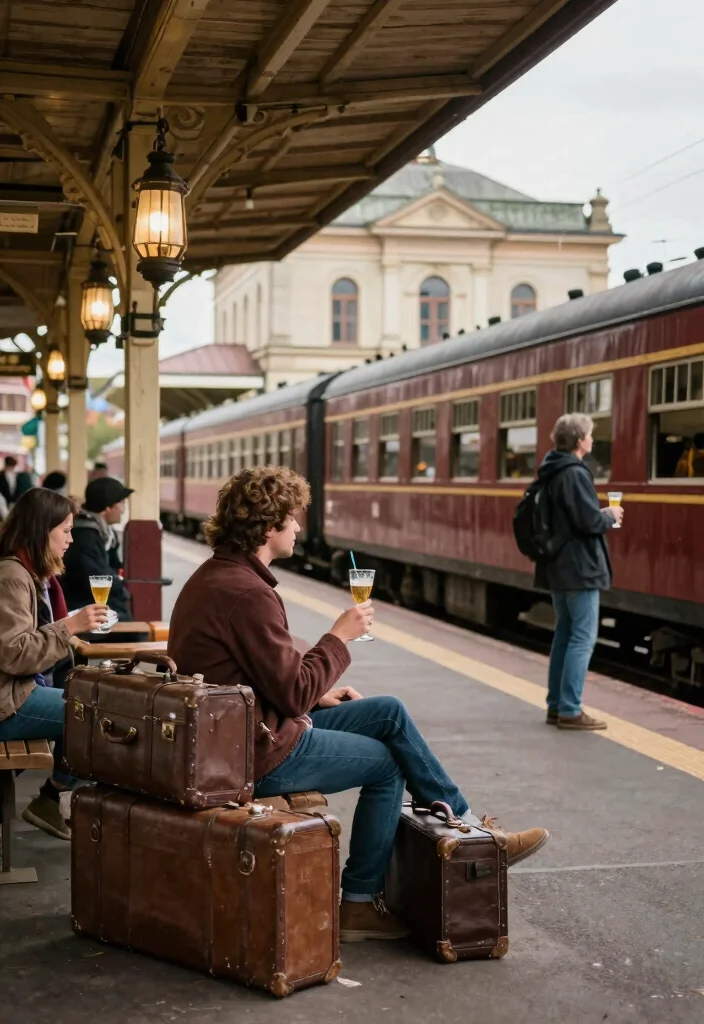 18 Luxury Wedding Backdrop Ideas That Feel Ultra Glam - 14. Vintage Train Station Charm 1