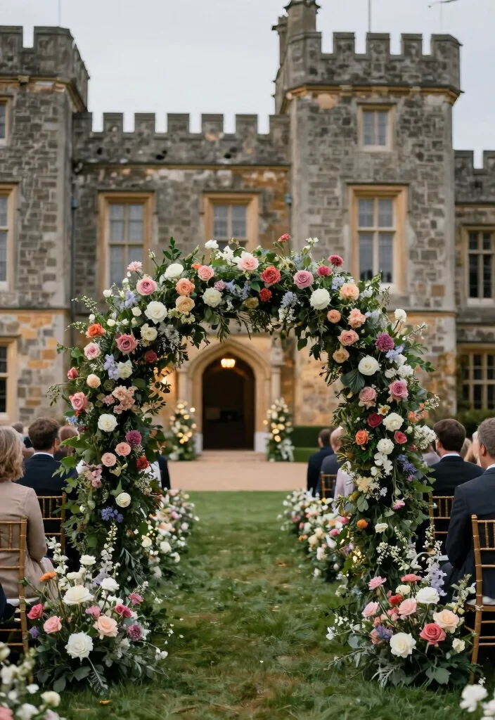 18 Luxury Wedding Backdrop Ideas That Feel Ultra Glam - 15. Grand Castle Settings 1