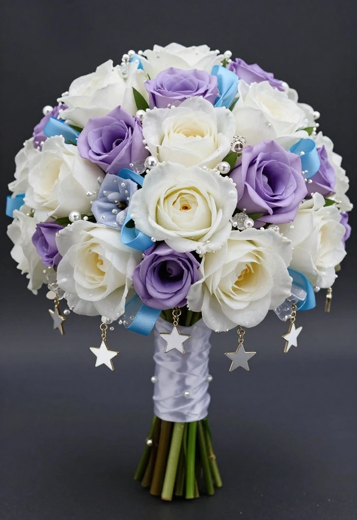 18 Star Wars Wedding Decorations Ideas Fans Will Love - 11. Princess Leia Ribbon Bouquets 1