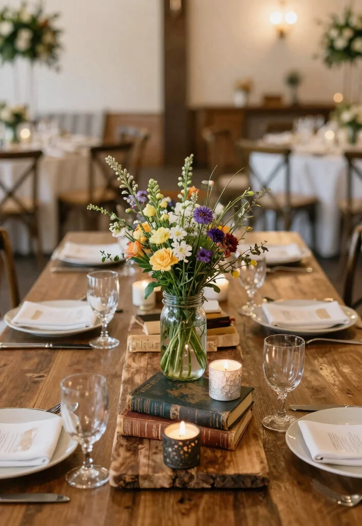 18 Wedding Decorations Ideas That Look Perfect For 2026 - 2. Upcycled Centerpieces 1