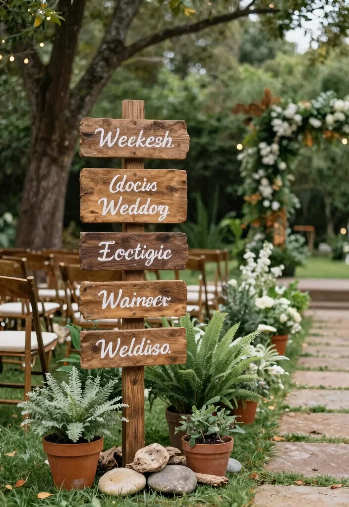 18 Wedding Decorations Ideas That Look Perfect For 2026 - 9. Eco-Friendly Ceremony Decor 1