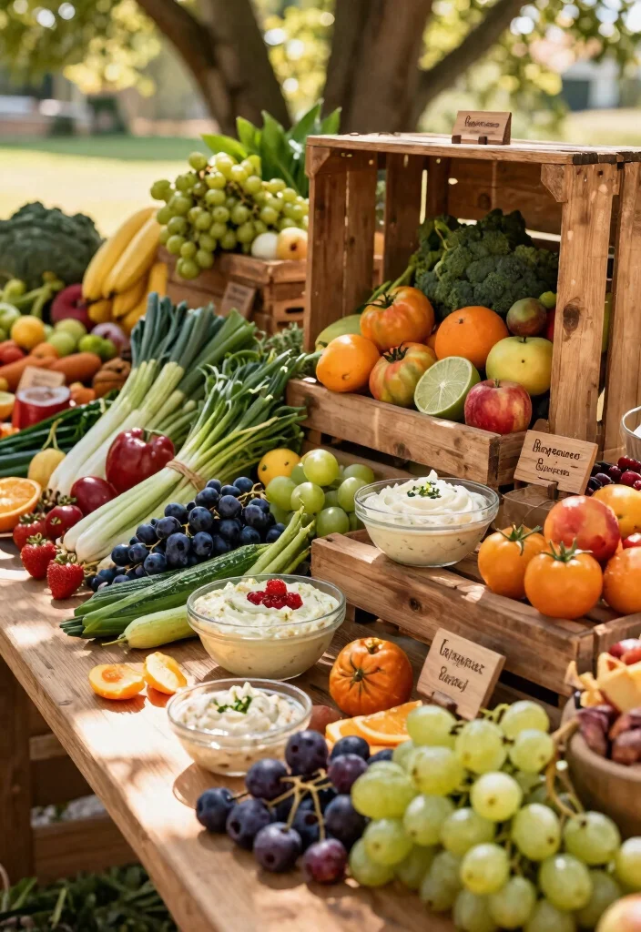 18 Wedding Grazing Table Ideas Guests Will Love - 1. Farm-to-Table Goodness 1