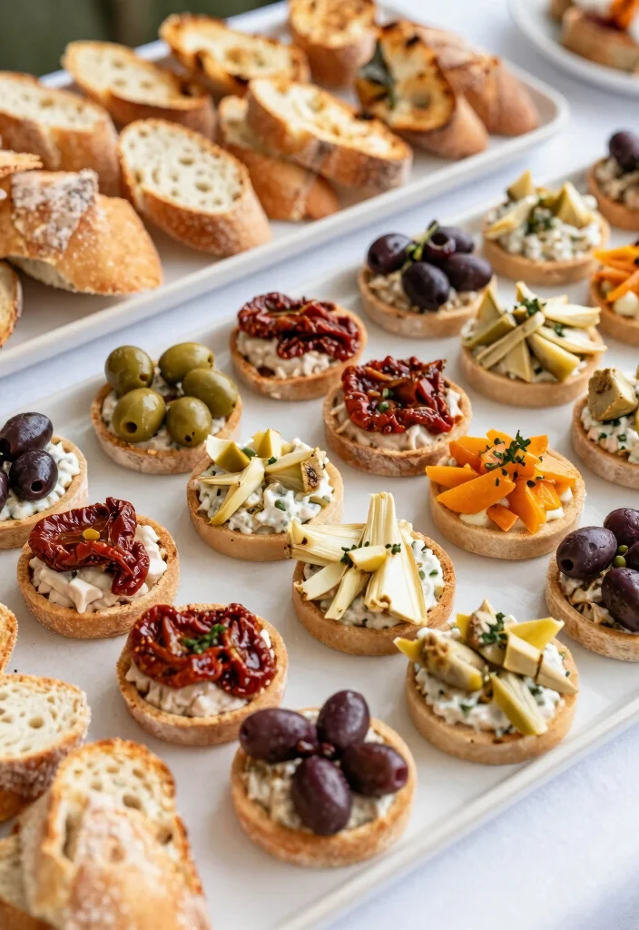18 Wedding Grazing Table Ideas Guests Will Love - 12. Flavorful Tapenade Spread 1