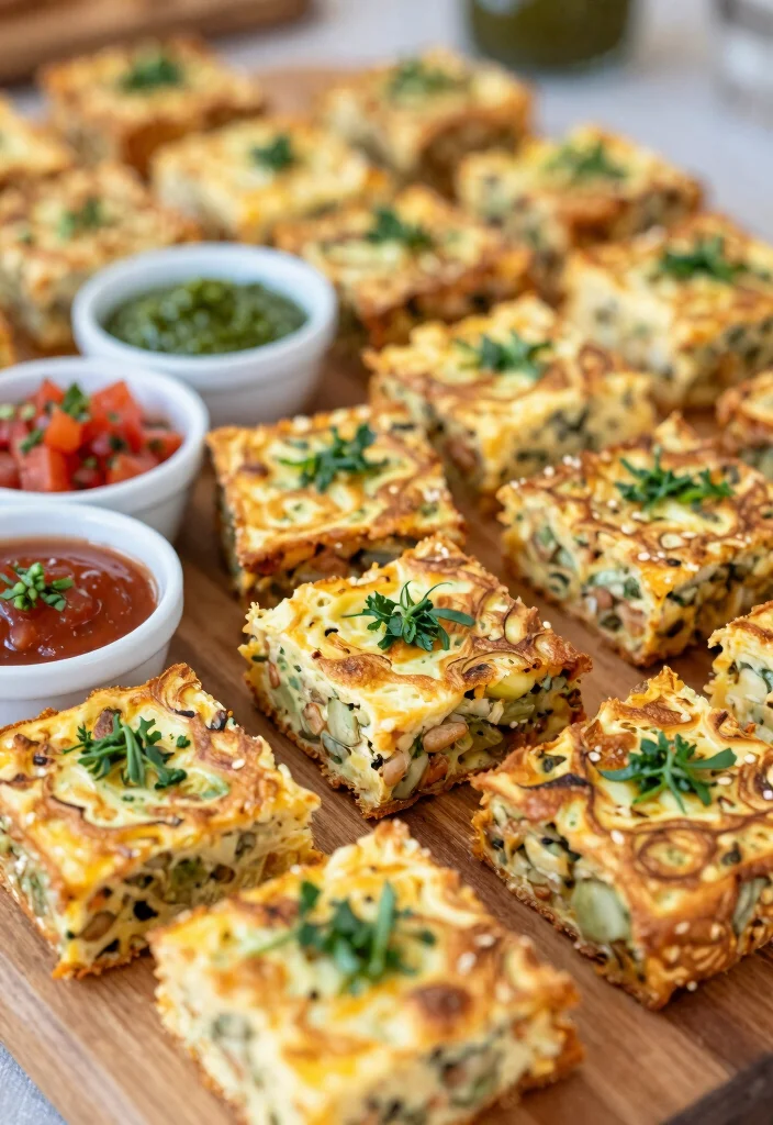 18 Wedding Grazing Table Ideas Guests Will Love - 15. Savory Frittata Bites 1