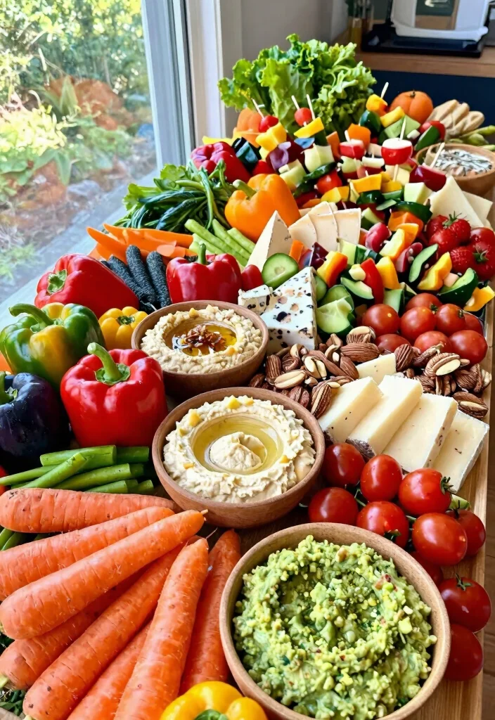 18 Wedding Grazing Table Ideas Guests Will Love - 4. Plant-Based Paradise 1