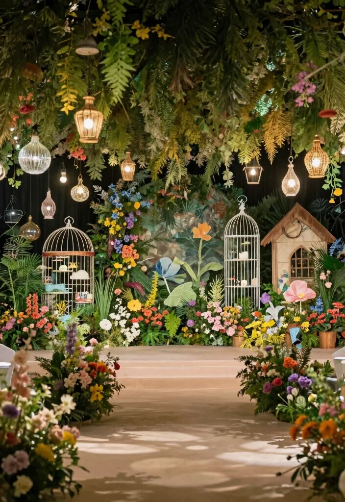 18 Wedding Stage Backdrop 2026 Trending Ideas That Look Grand & Glamorous - 13. Whimsical Garden 1